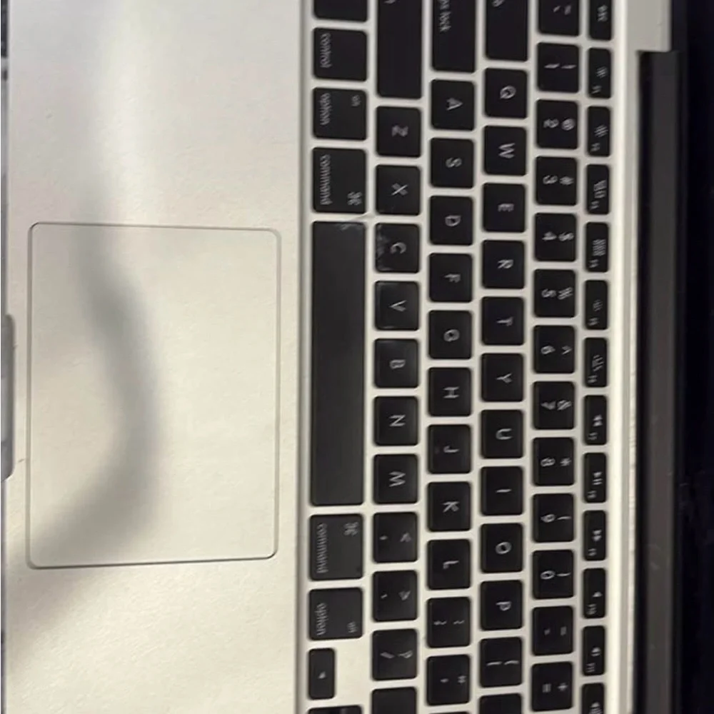 Apple Metallic Silver Laptop